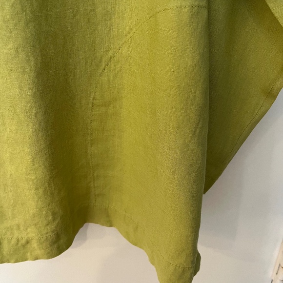 Eileen Fisher Organic Handkerchief Round Neck Box Top - Picture 3 of 4